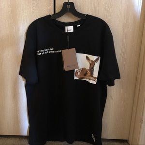 Burberry Deer Print T-Shirt
